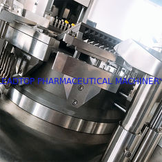Aanrakings Farmaceutische Capsule het Vullen Machine Roestvrij met PLC Controle