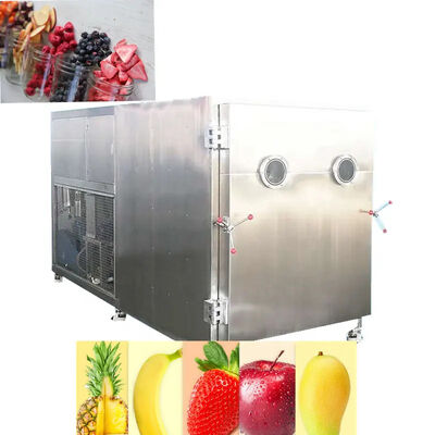 Goede prijs Industry Vacuum Freeze Dryer Machine Strawberry Fruit And Vegetable 120Kw 25kg / Batch online