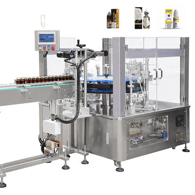 Goede prijs Liquid Foundation & Lotion Cartoning Machine Fully Automatic Box Carton Packing Machine with Instruction Manual Putting online