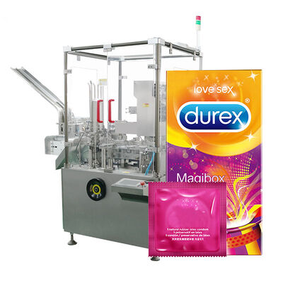 Goede prijs Van de het Sachet de Kartonnerende Machine van de condoomzak Verticale Kartonnerende Machine 125carton/Min online