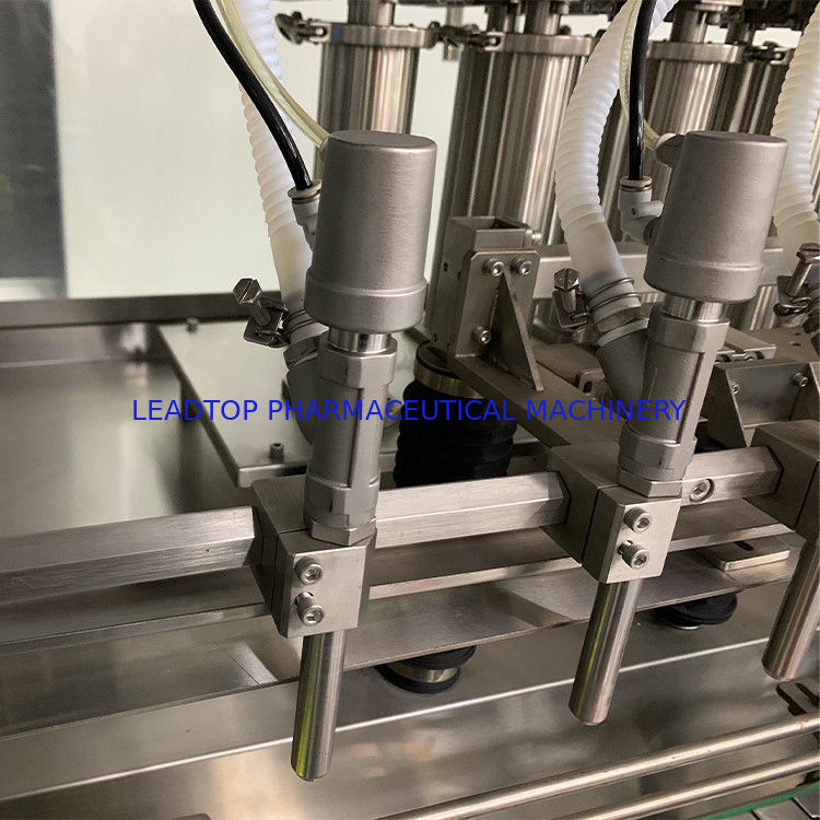 700 kg Gewicht Roterende automatische vloeibare flessenvulmachine 6 kW Energieverbruik CE-gecertificeerd