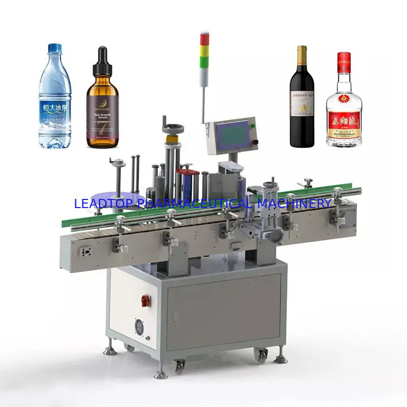 Aanpasbare ronde fles Glaslabel flesmachine voor rechts of links bedienen