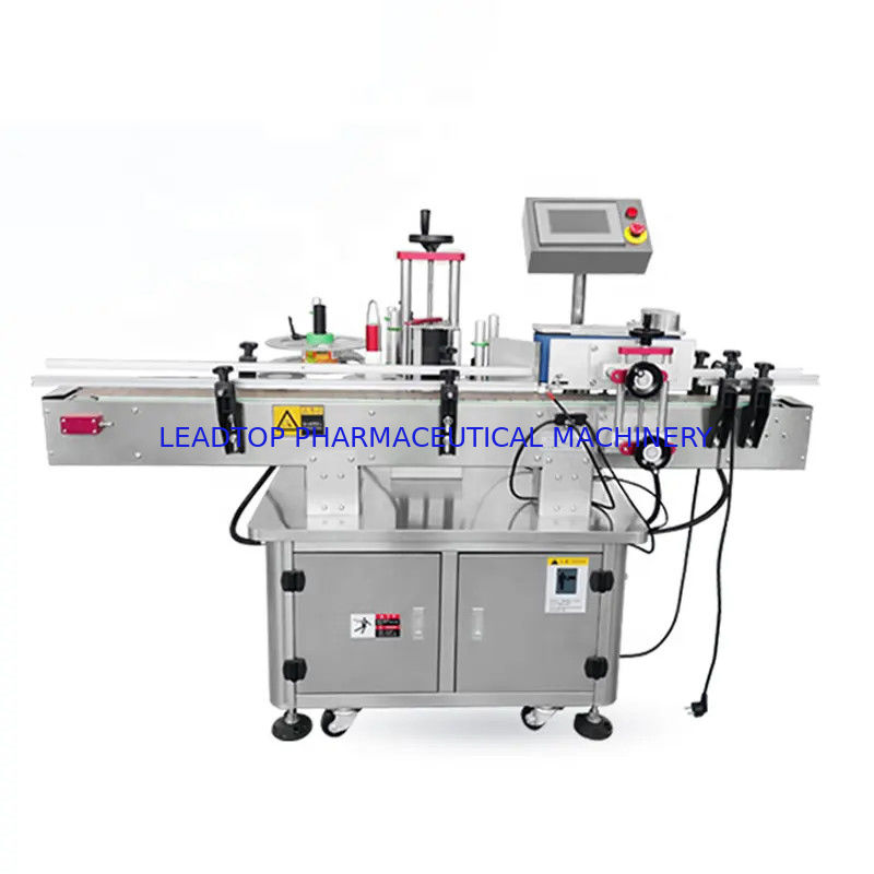 High Speed Round Bottle Automatic Labeling Machine Stepping Motor Loopsnelheid 10-250 PCS/min