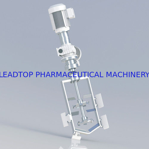 Hoge scheerlaagsnelheid Modellen 316L roestvrij staal Mechanische roermachine voor emulgerende cosmetica In FDA GMP conform ontwerp