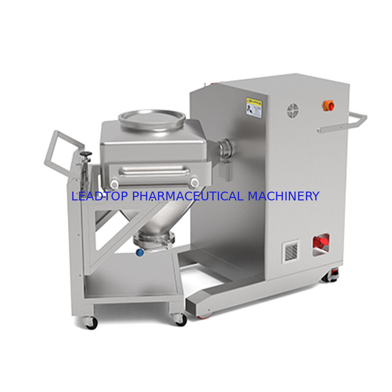Trommelhouder met handmatige Z-as lift en X-as kalibratie voor precieze bin mixer operaties