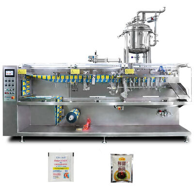 Goede prijs Roll Film Standup Pouch Top Spout Doypack Milk Tea Filling Horizontal multifunctional packaging machine online