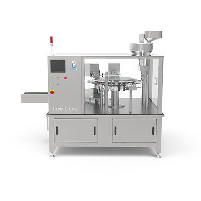 Goede prijs De vlakke Machine van Min Stand Up Pouch Packing van Zak Roterende 45 Zakken online