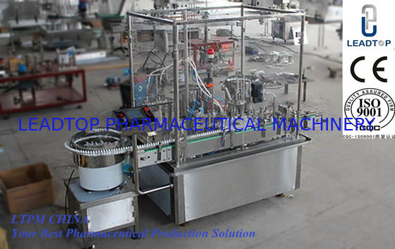 Goede prijs Automatische Vloeibare Flessenvullenmachine met PLC Controle 10-40 flessen per minuut online